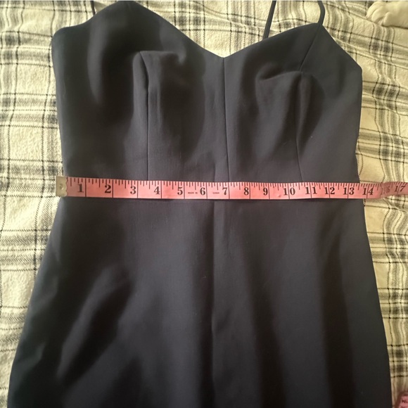 Likely NavyBlue Spaghetti Strap Rayon Poly Blend Side Slits Women’s Dress Size 6 - Picture 13 of 15